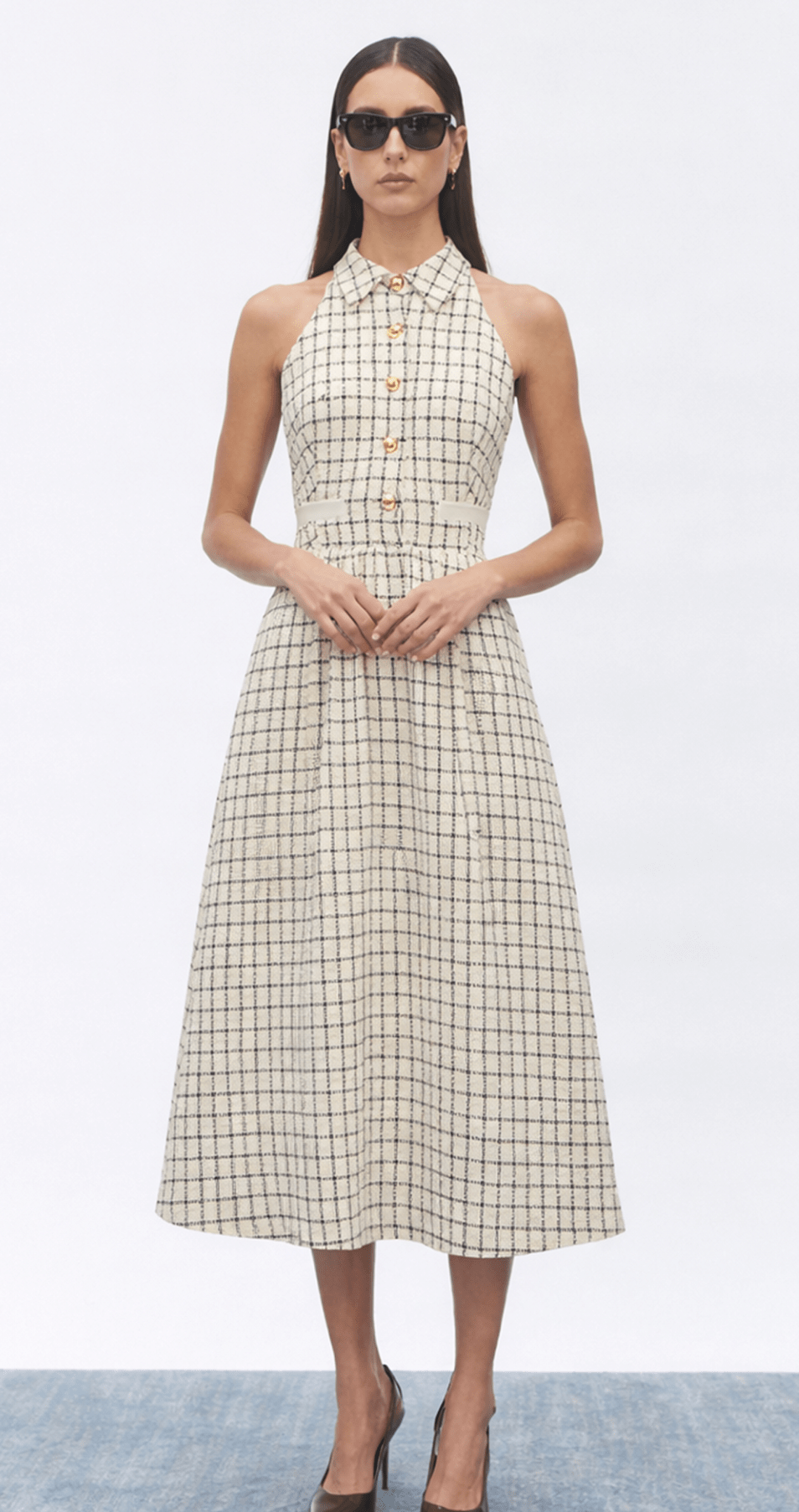 White Black Luella Dress - Amor Lafayette