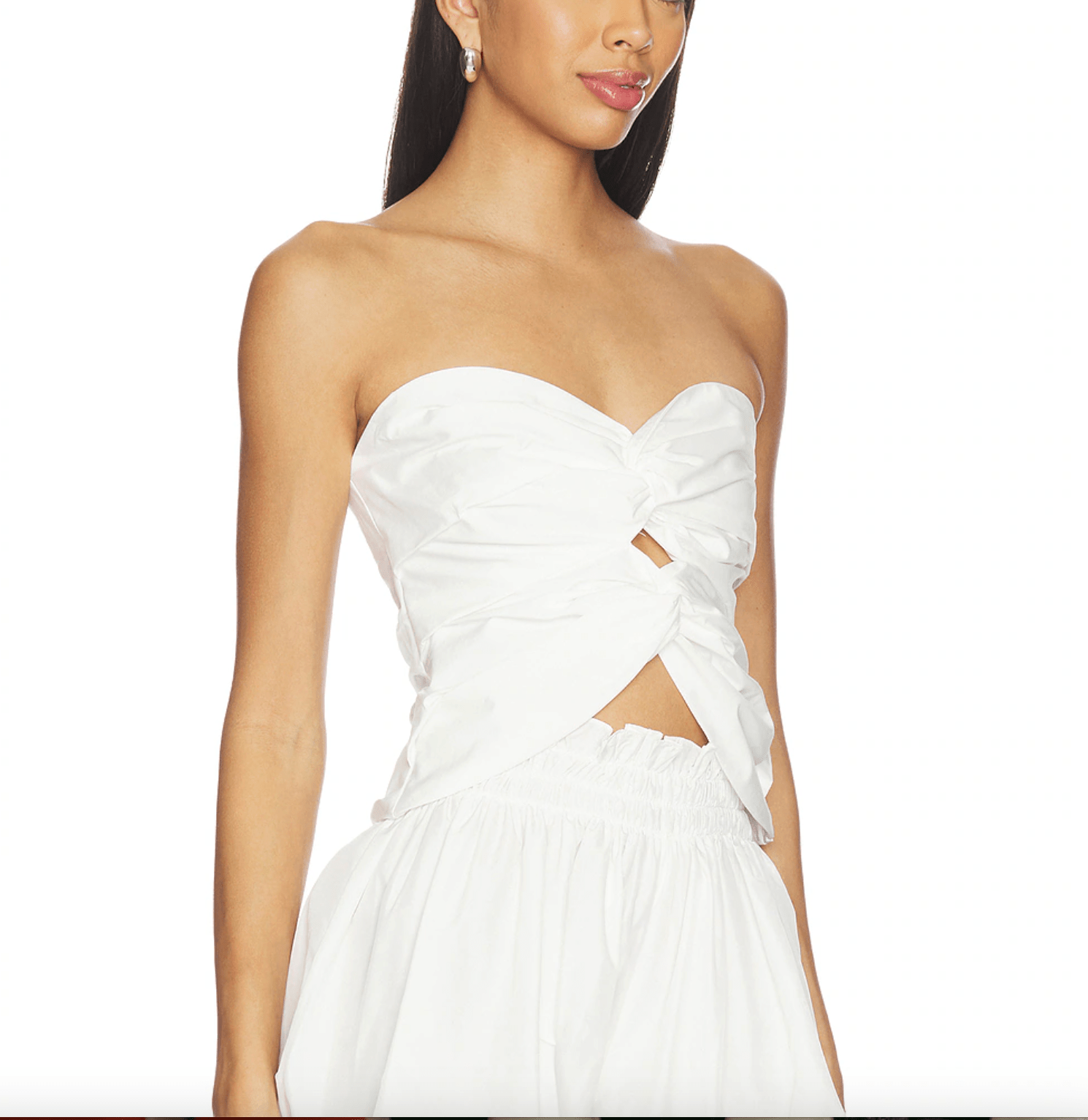 White Cornelia Cotton Top - Amor Lafayette