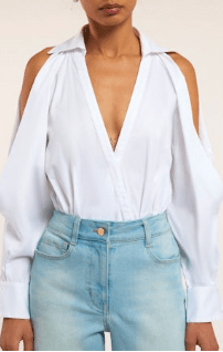 White Dee Bodysuit - Amor Lafayette