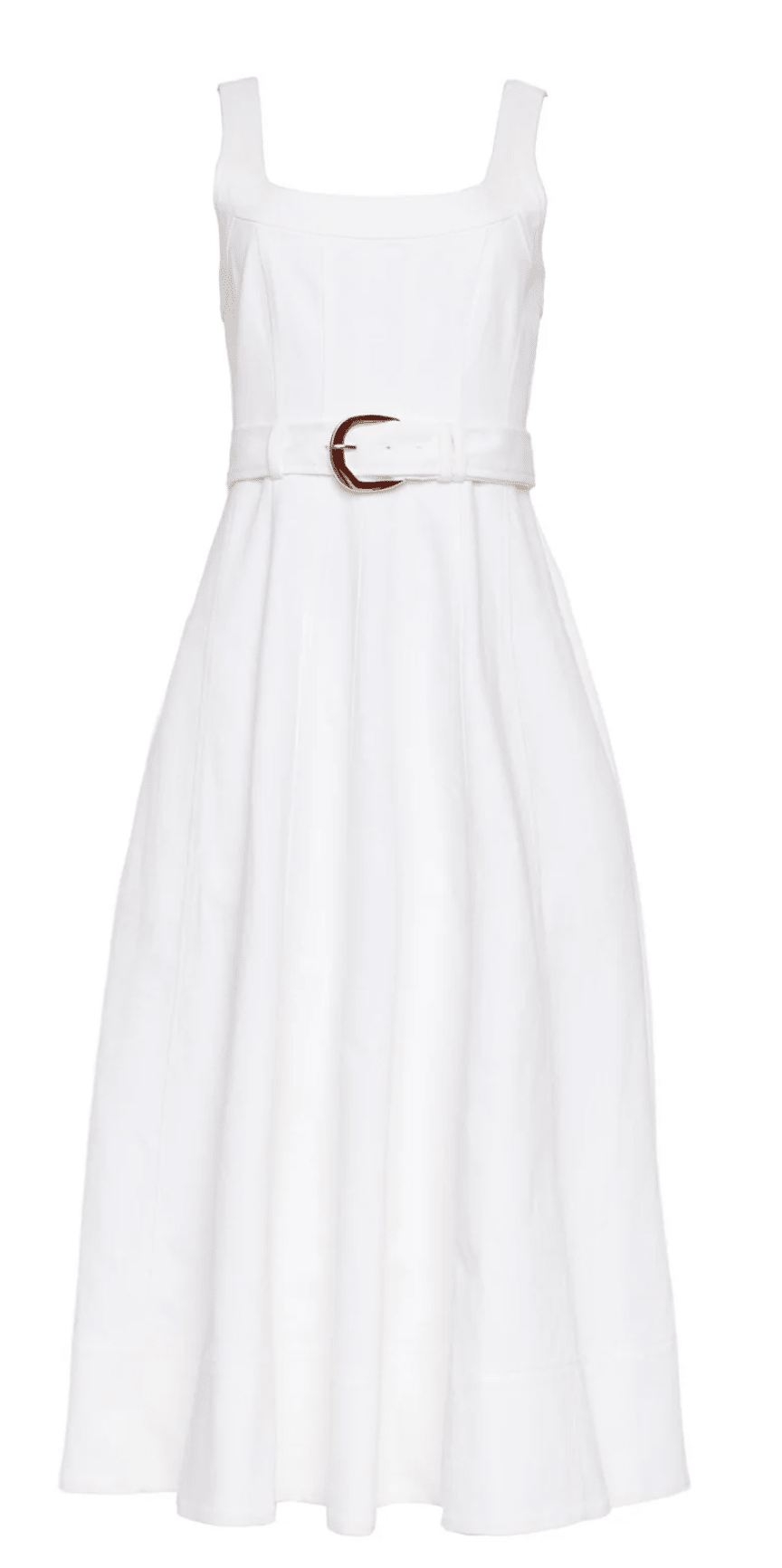 white denim cambree dress - Amor Lafayette
