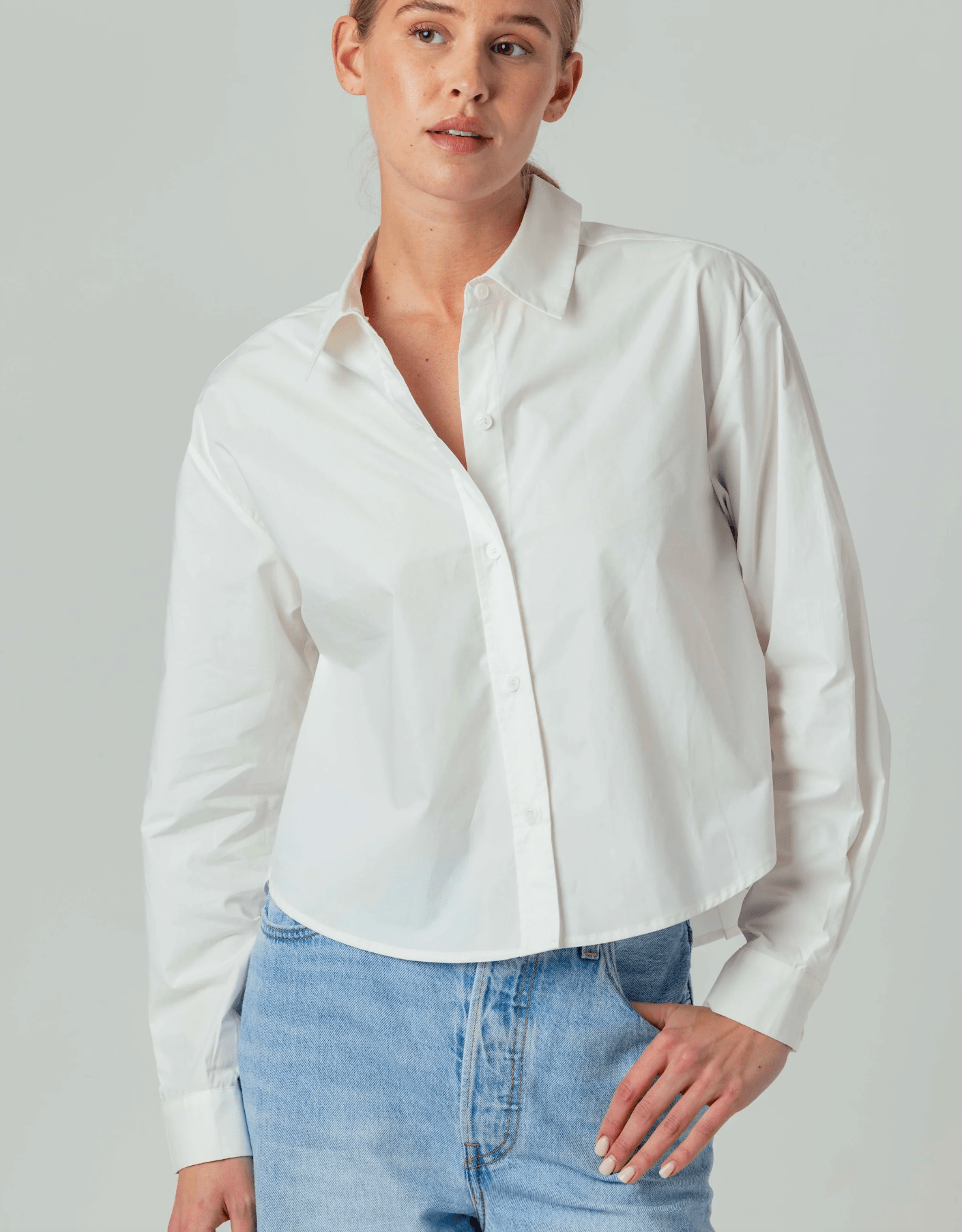 White Freja Shirt - Amor Lafayette