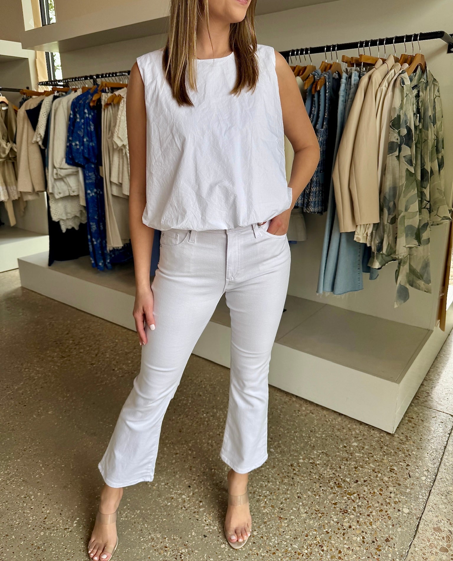 White Leah Top - Amor Lafayette