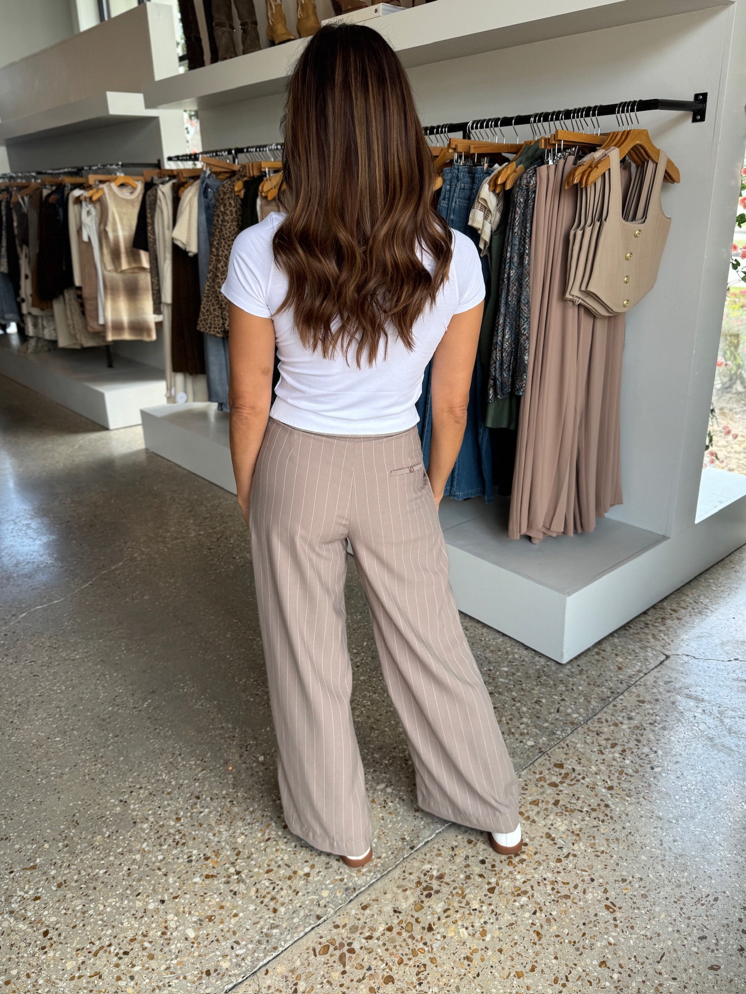 White Lindsey Baby Tee - Amor Lafayette