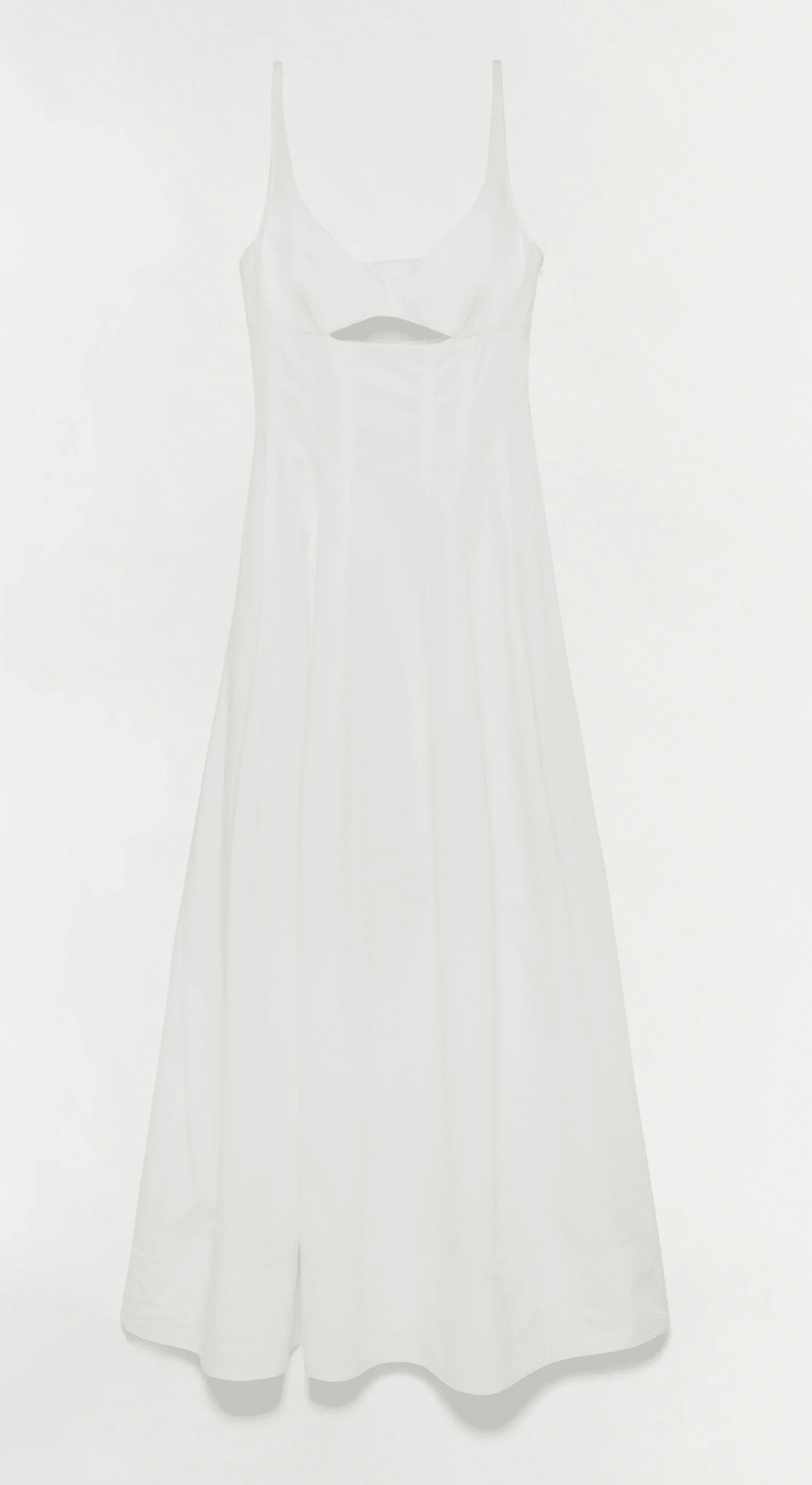 White Maddy Cotton Midi Dress - Amor Lafayette