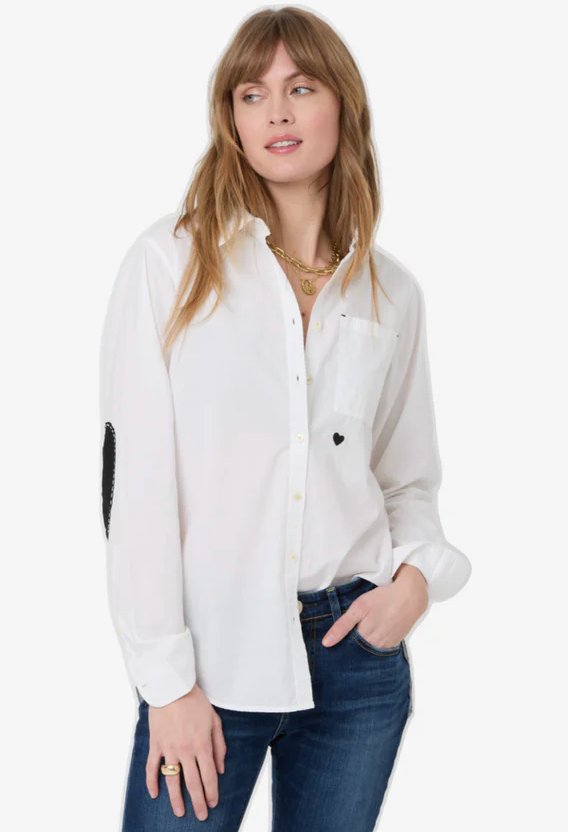 White Mia Classic Shirt - Amor Lafayette