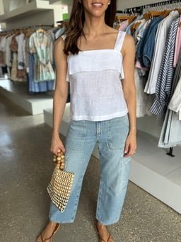 White Misti Tank - Amor Lafayette