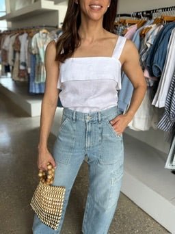White Misti Tank - Amor Lafayette