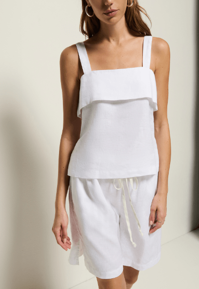 White Misti Tank - Amor Lafayette