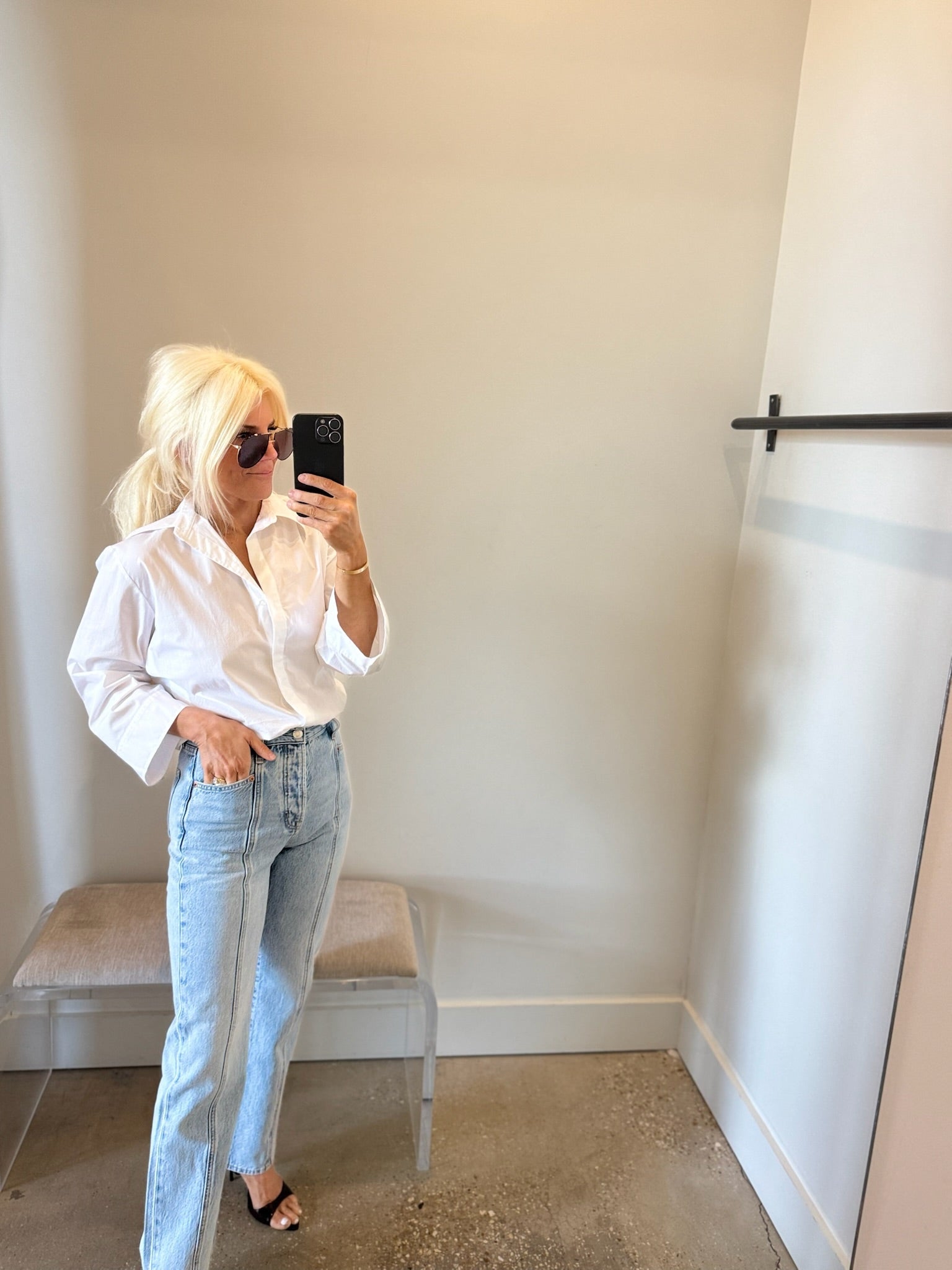 White Olona Top - Amor Lafayette