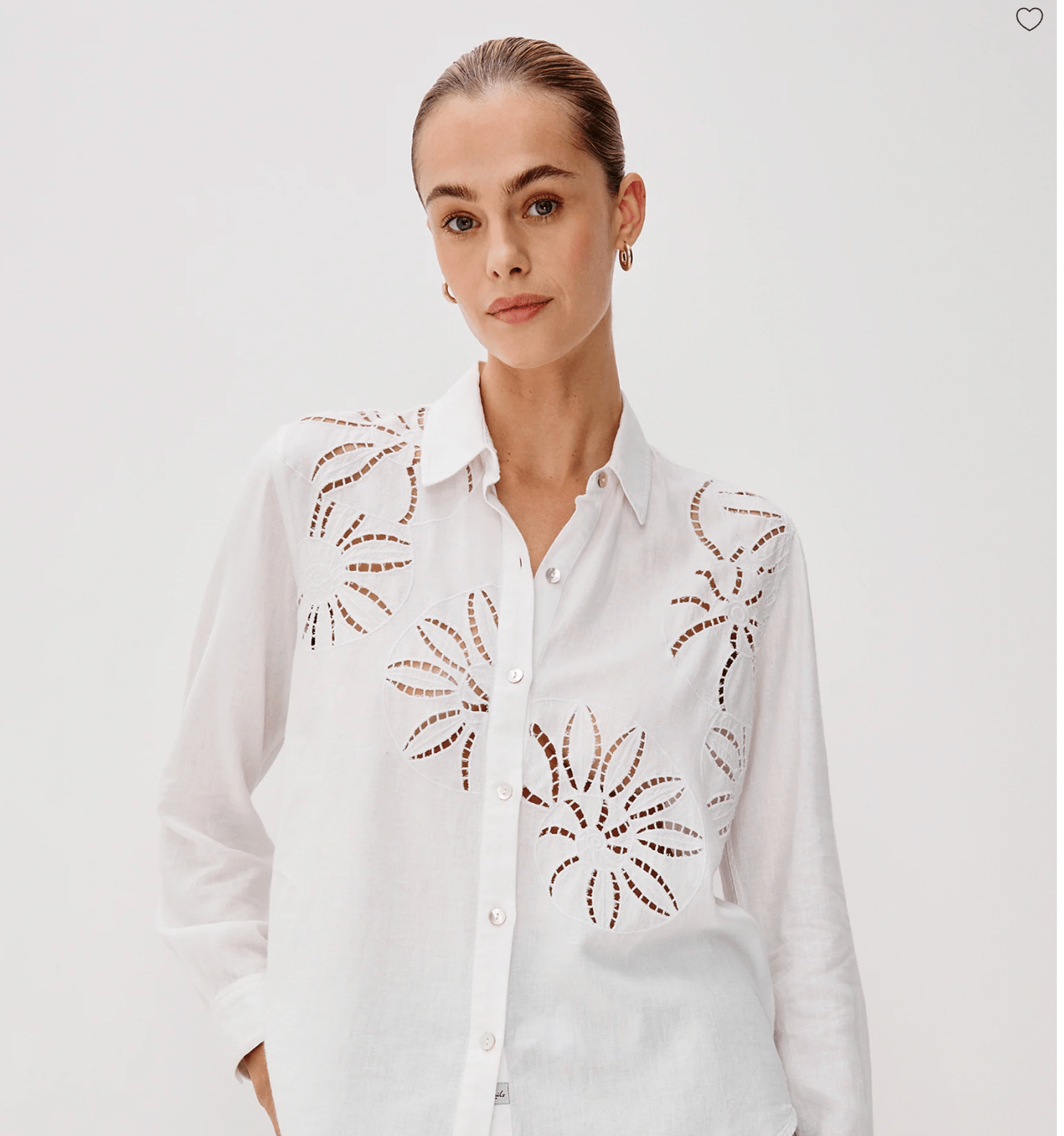 White Samar Top - Amor Lafayette