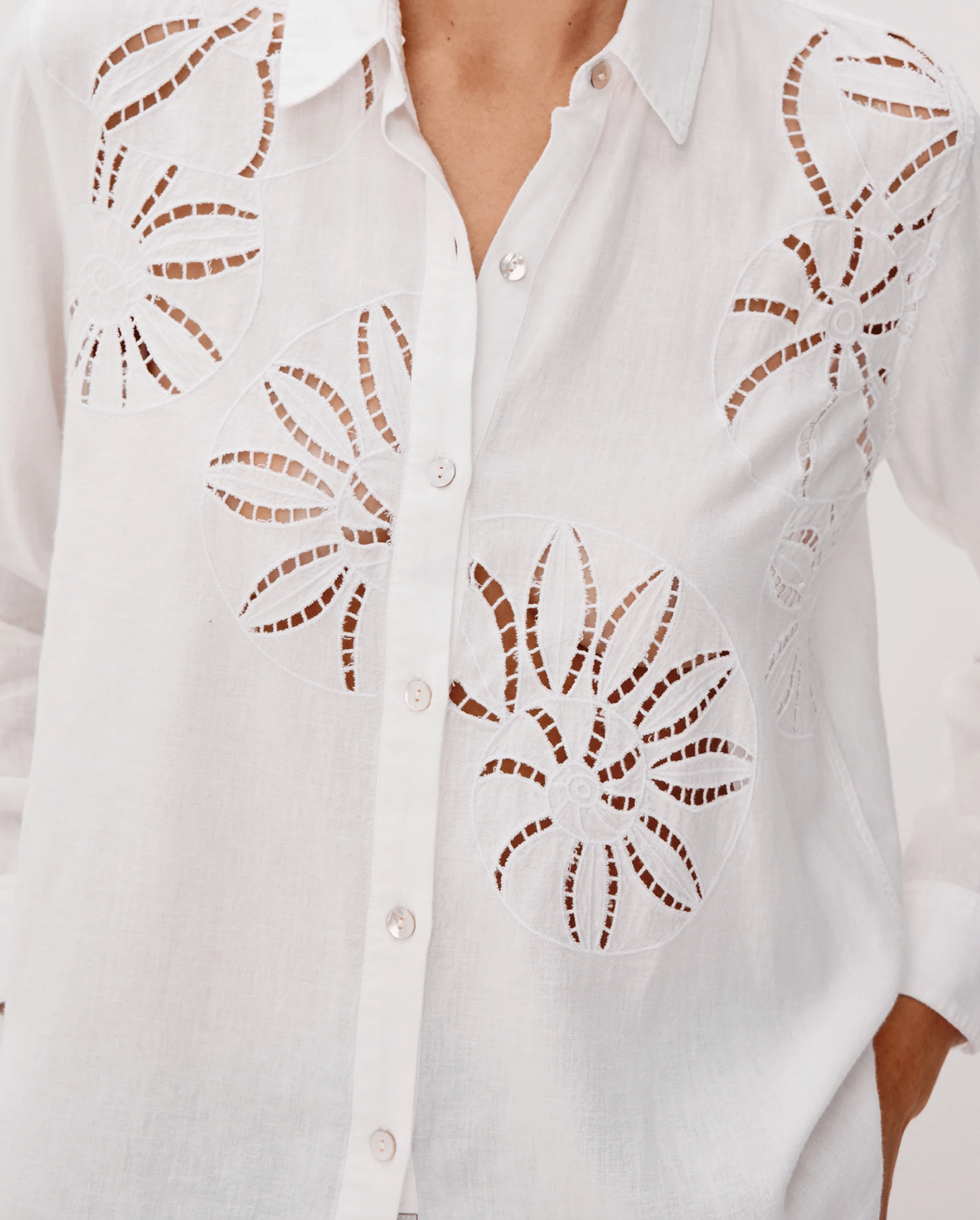 White Samar Top - Amor Lafayette