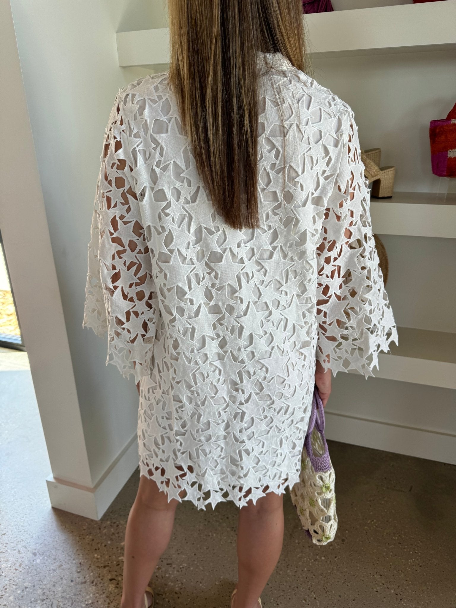 White Star Lace Courtlyn Dress - Amor Lafayette