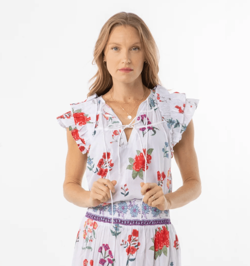 Wild Flower Cristi Top - Amor Lafayette
