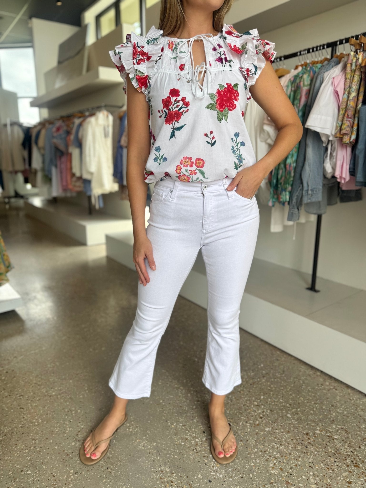 Wild Flower Cristi Top - Amor Lafayette