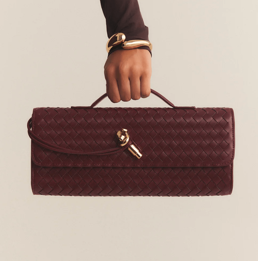 Wine Alice Clutch Bag - Amor Lafayette