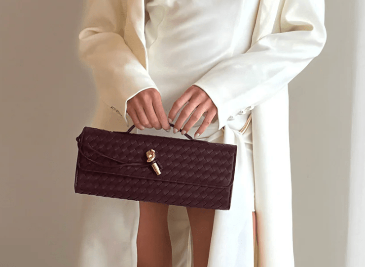 Wine Alice Clutch Bag - Amor Lafayette
