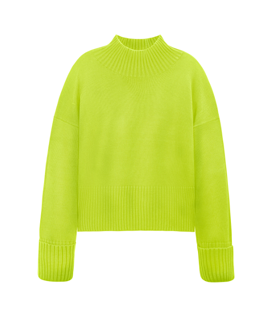 Peridot Blaire Mock Neck Sweater