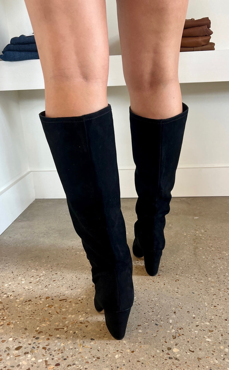 Black Suede Nathen Boot