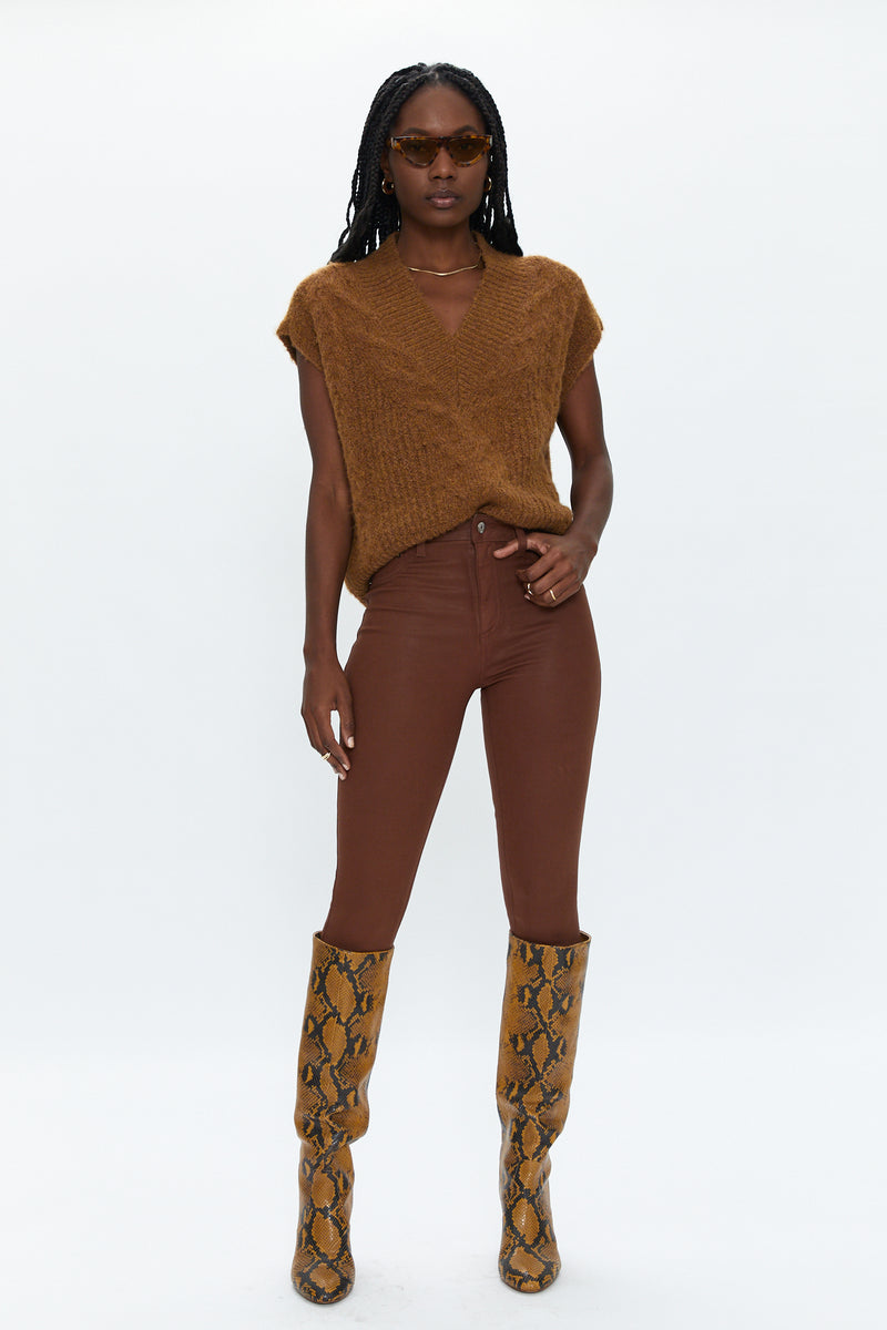 Chestnut Cable Kiran Sweater Vest