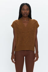 Chestnut Cable Kiran Sweater Vest