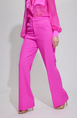 Magenta Ashton Crepe Pants