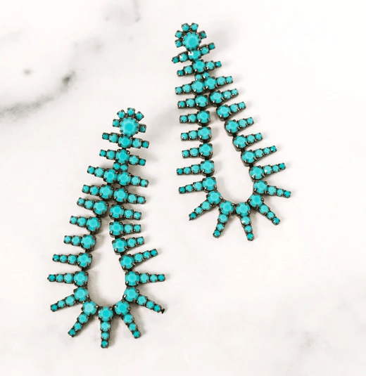 Beatrix Earrings - Turquoise - Amor Lafayette